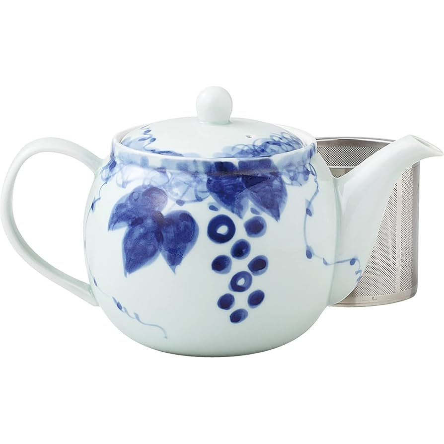 古い急須　ちょっと大きめ Amazon｜西海陶器 波佐見焼 急須 大きい 古染ぶどう柄